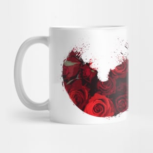 Semicircle with roses Mug